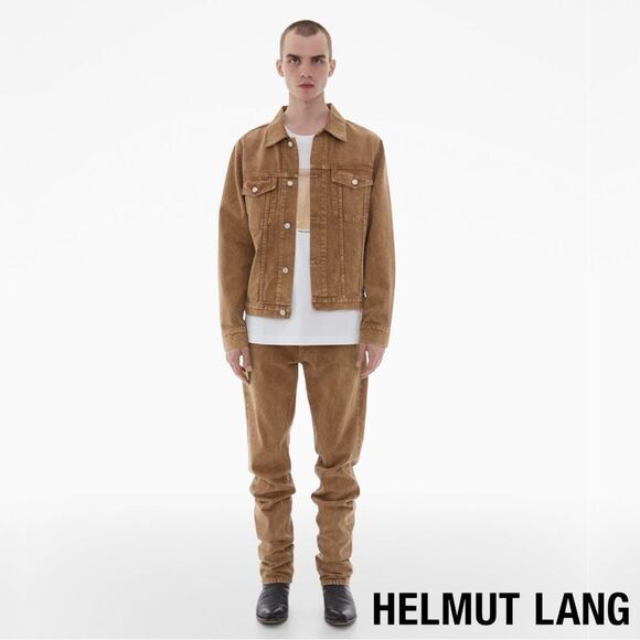 Helmut Lang **NWT** Denim Trucker Jacket in Rust - Picture 2 of 15